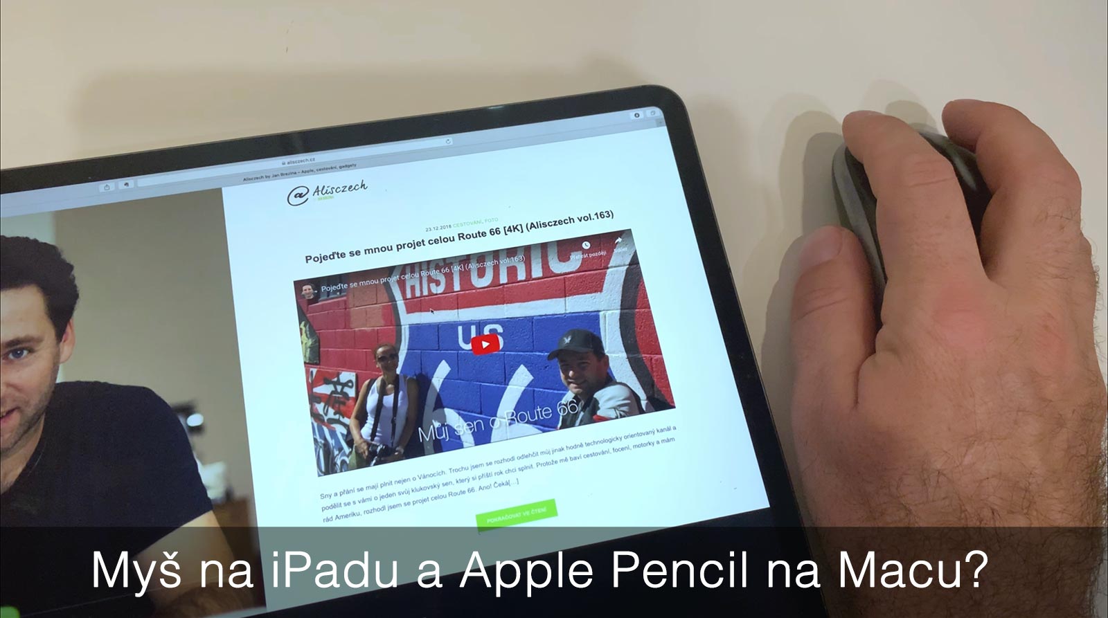 Myš na iPadu a Apple Pencil na Macu?
